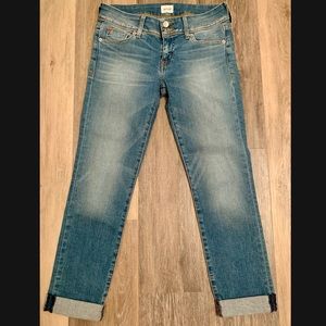 Hudson cropped jeans!